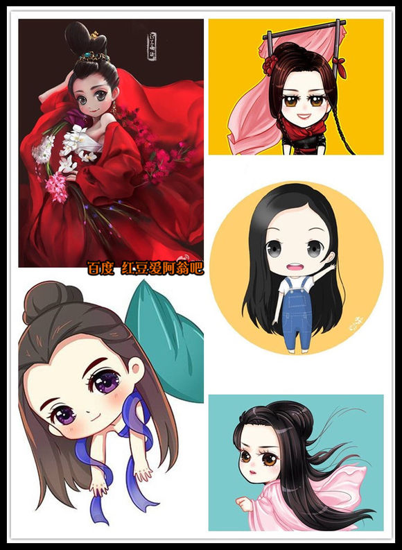 明星Q版形象，真人卡通哪个更萌？