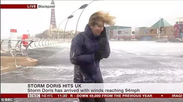 “杀人”狂风Doris席卷英国！结果又被腐国人民玩坏了……