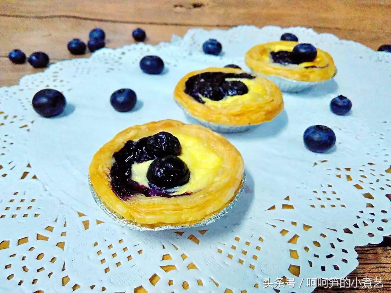 植树节，春游去~蓝莓蛋挞