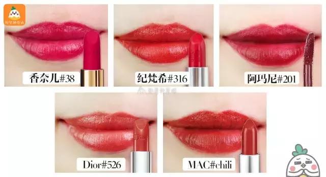 5支口红必入手的,5款大牌口红