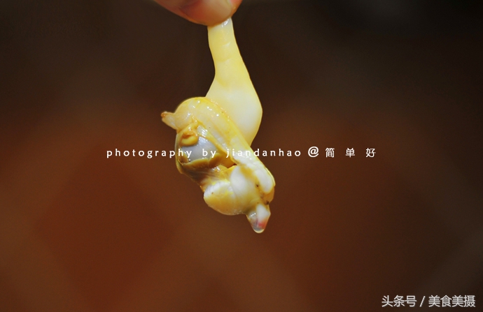 黄蚬子正确吃法,原汁原味黄蚬子教程