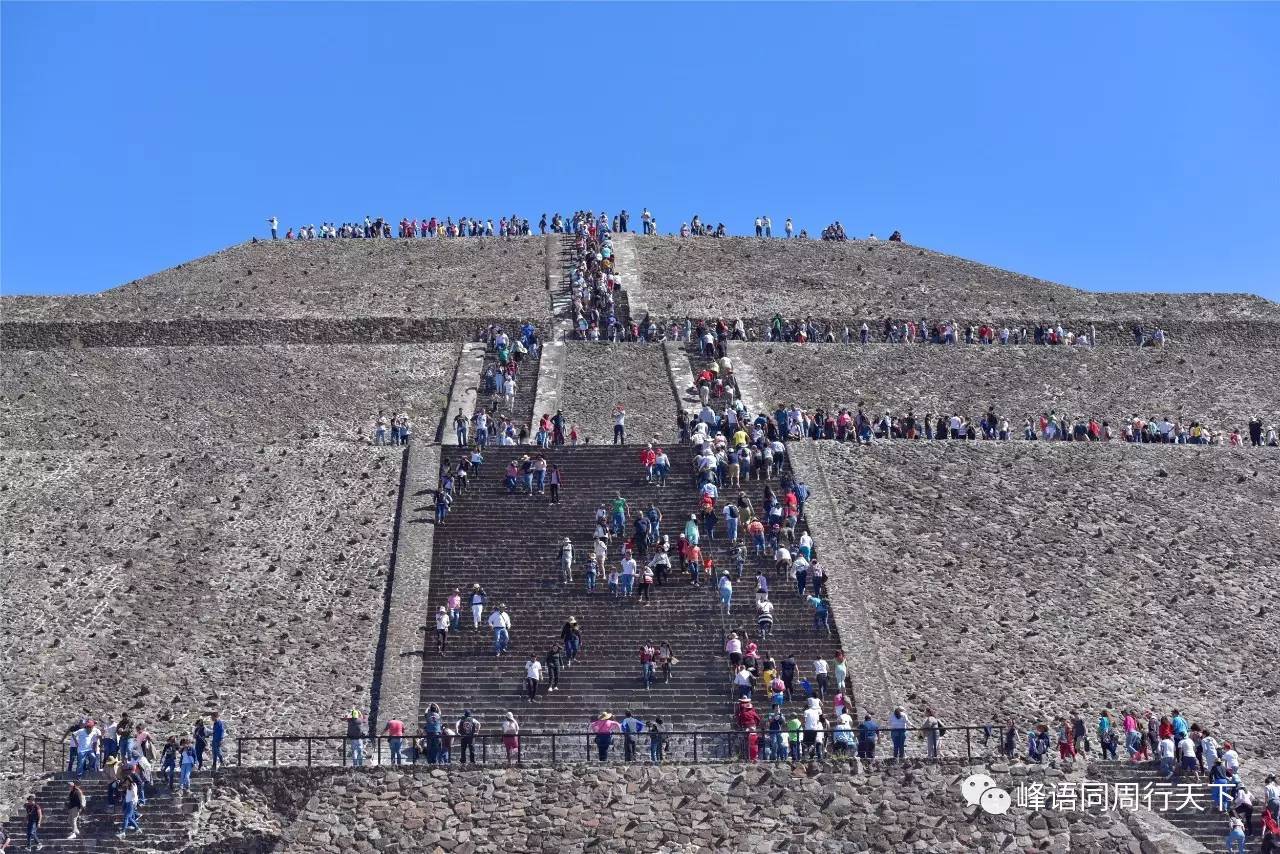 墨西哥玛雅金字塔旅游攻略,墨西哥玛雅金字塔上楼梯