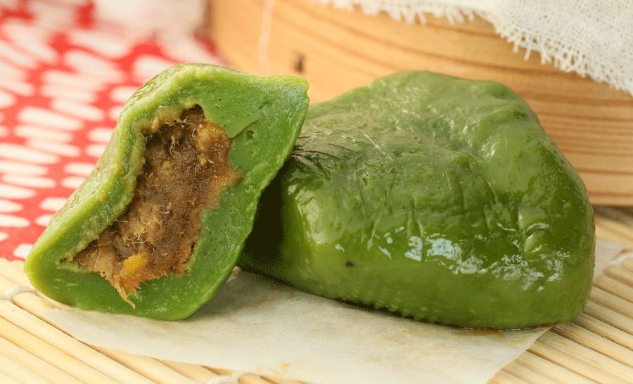 网红青团咸蛋黄肉松青团,蛋黄肉松青团推荐