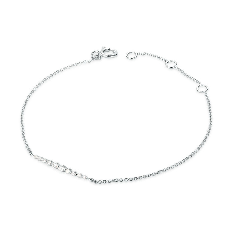 高贵上档次的潮流钻石手链,手链轻奢钻石