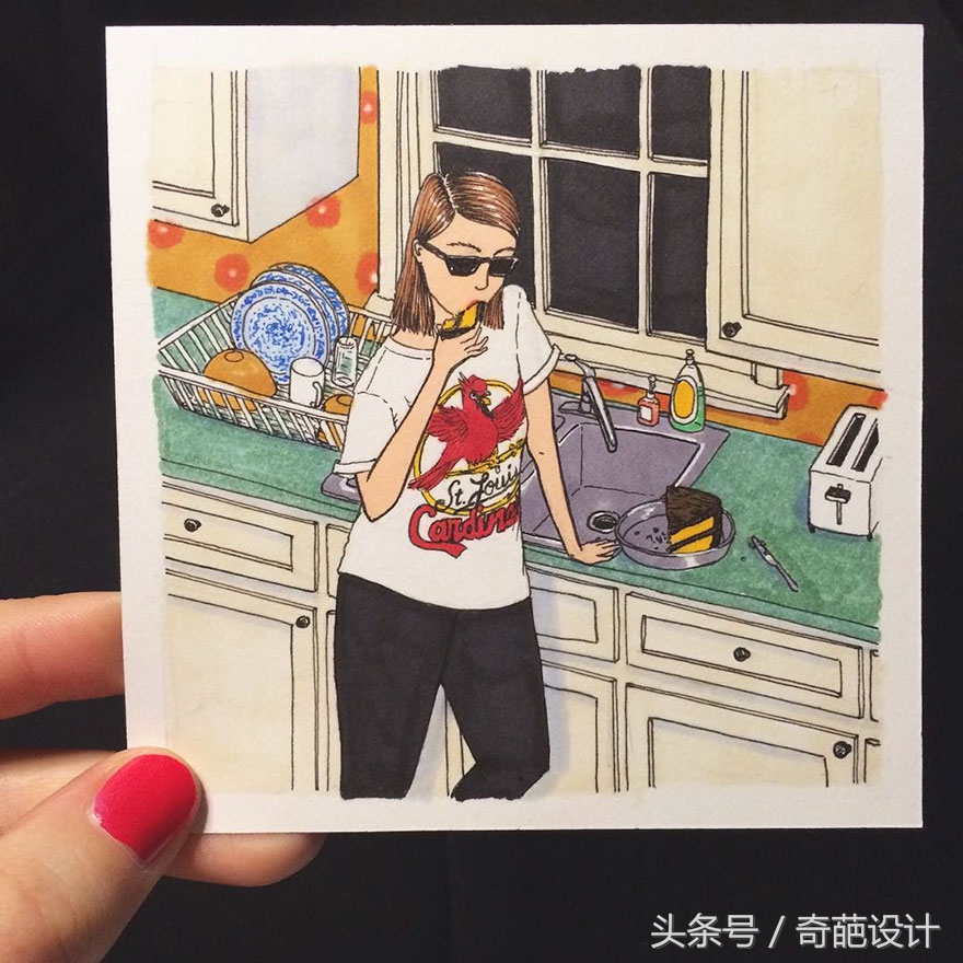 原来女人一个人在家的时候这么奇葩……