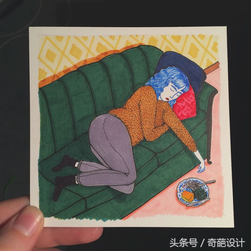 原来女人一个人在家的时候这么奇葩……