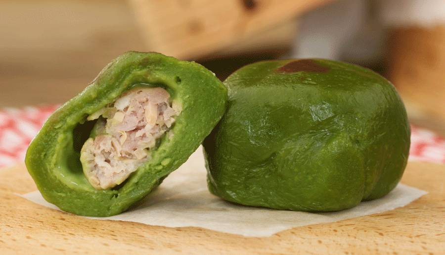 网红青团咸蛋黄肉松青团,蛋黄肉松青团推荐