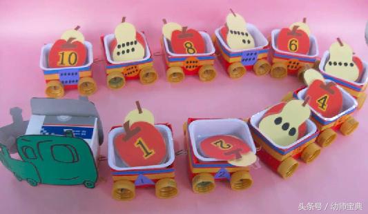 大班扑克牌数学区自制玩教具,幼儿园益智区比较大小自制玩教具