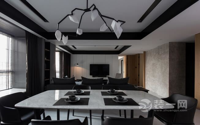 色彩情感厦门首开领翔国际126平现代简约三居内景展示