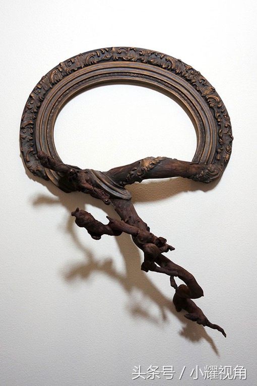 创意艺术相框10寸,创意金属合金相框