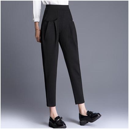 胖妹妹蝙蝠袖搭哈伦裤上衣女新款,宽松遮肉显瘦哈伦裤