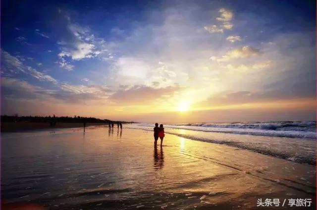 广东茂名阳光沙滩,茂名碧海金沙海滩