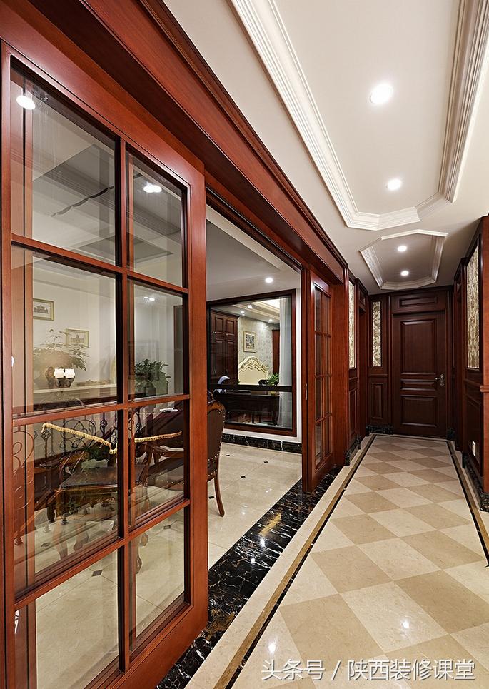 中国美式豪宅,400平轻奢中式豪宅