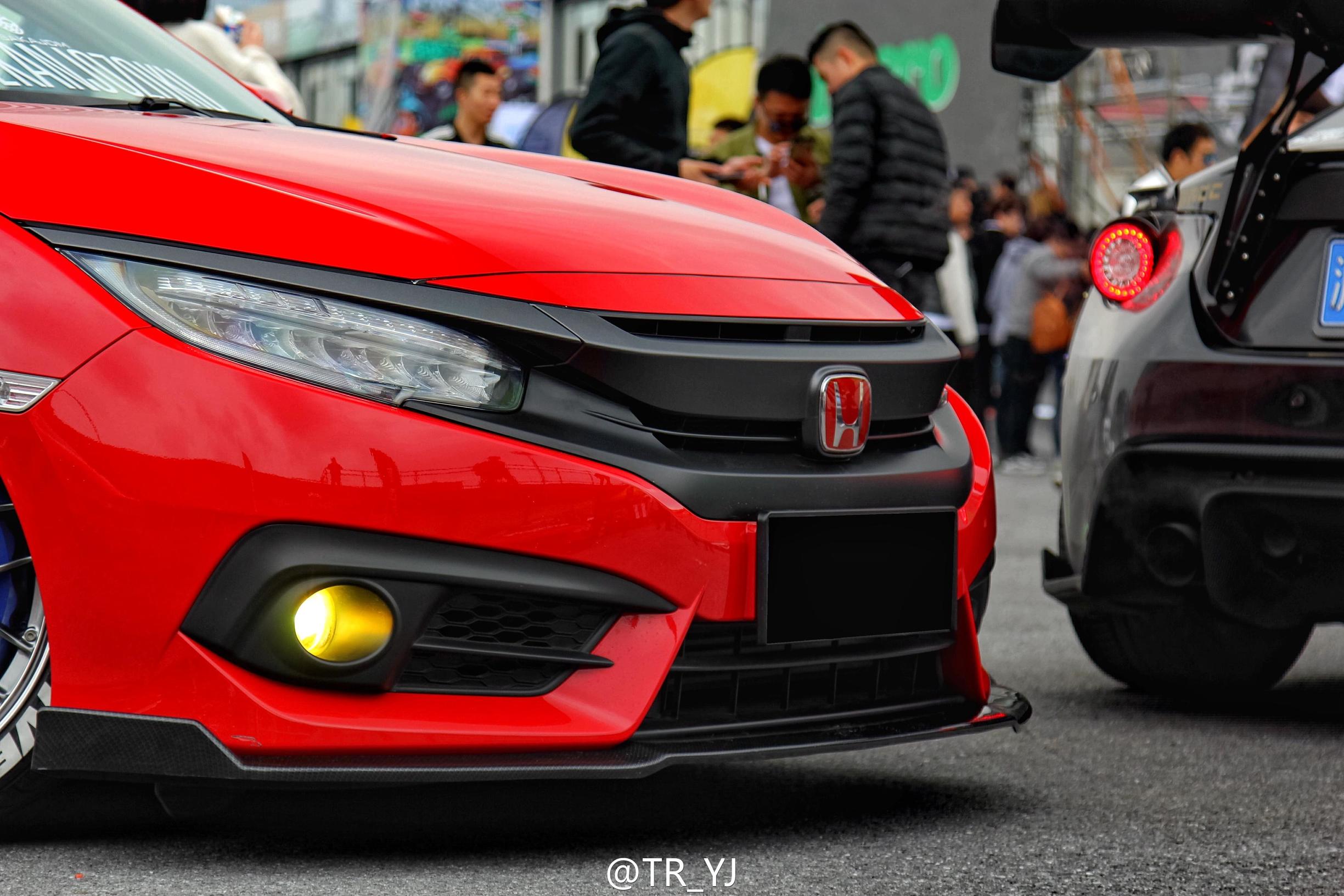 改装最好看的白色10代思域,改的最好看的十代思域