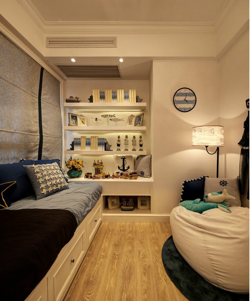 淄川紫御城128平装修,112平米紫院装修效果图