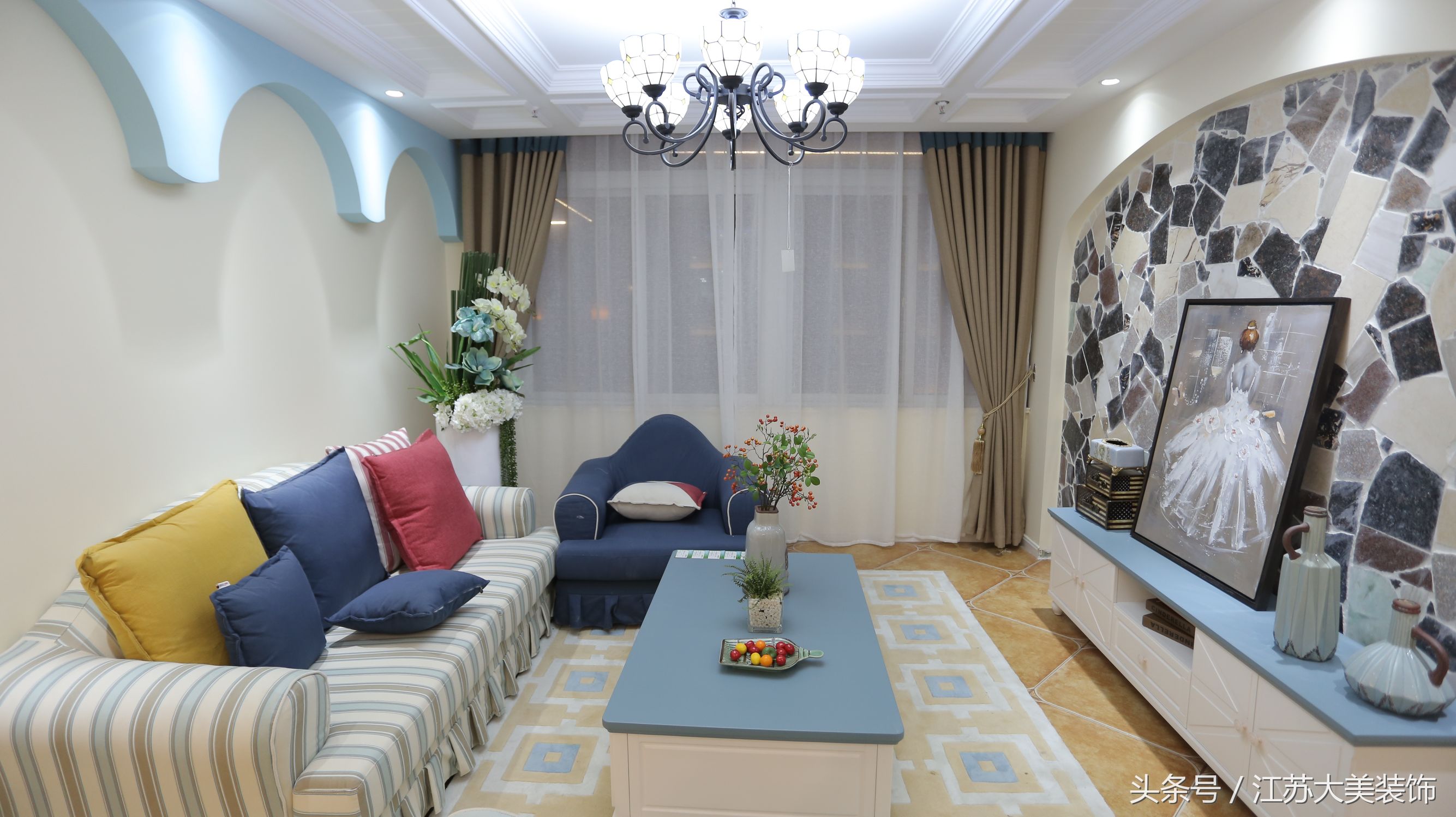 设计师大表姐家的装修,装修设计达人家里的背景墙