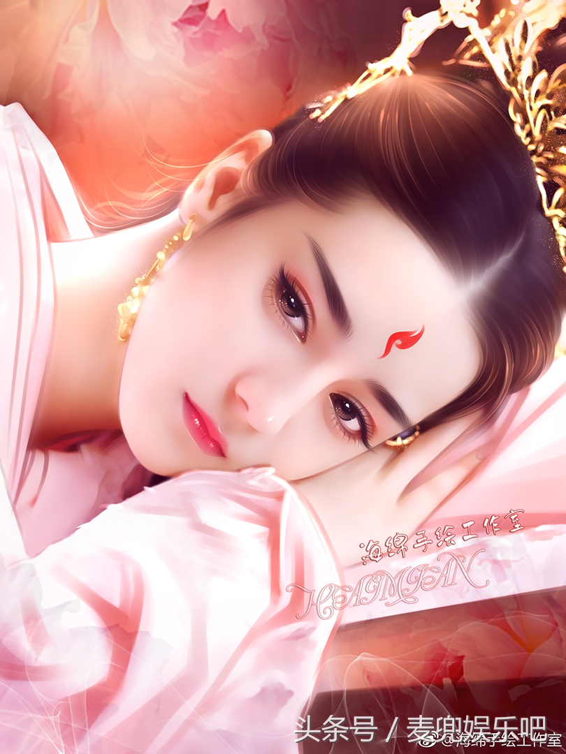 最惊艳的女星手绘图，你最喜欢谁的呢