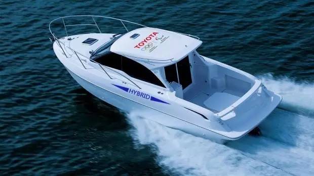 东京奥运会稳了丰田专门造了一款低噪音的混合动力快艇