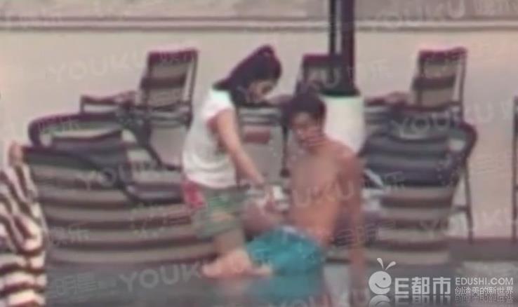 白百何密会神秘男泳池边超亲昵互动