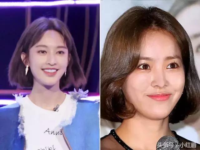 夏季周冬雨同款发型,女明星周冬雨短发发型