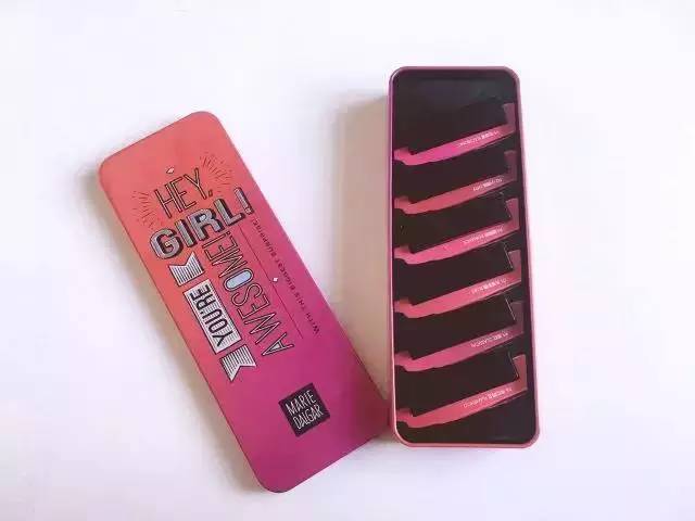 当这种口红来一打时，你就开始美了……