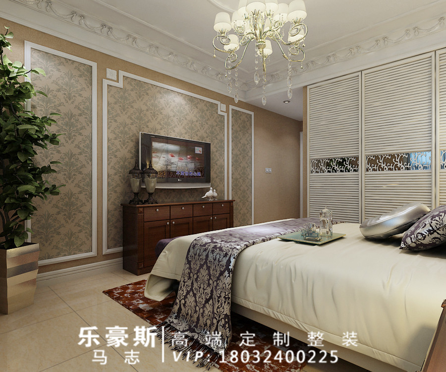 瑞府90平方简约式装修,石家庄瑞府三室装修