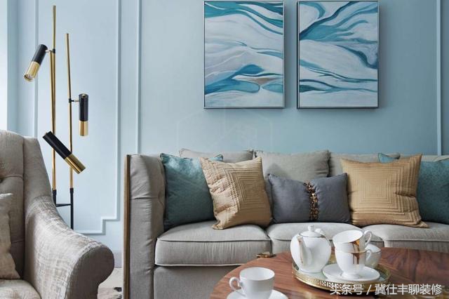 新房石膏线条装修现代简约,背景墙石膏线条装修效果图