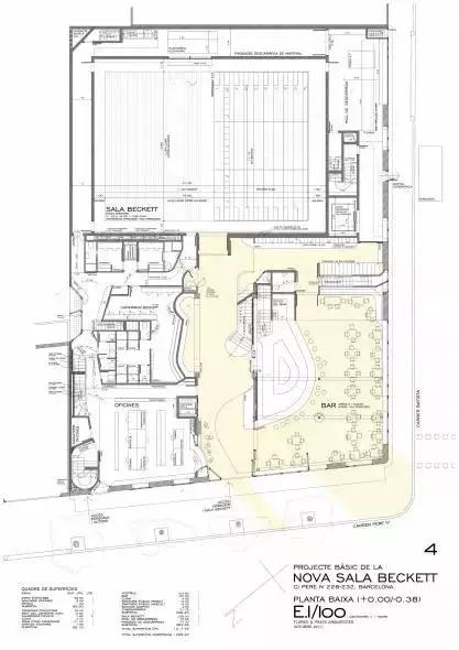 室内案例|耗时6年完成巴塞罗那SalaBeckett话剧院