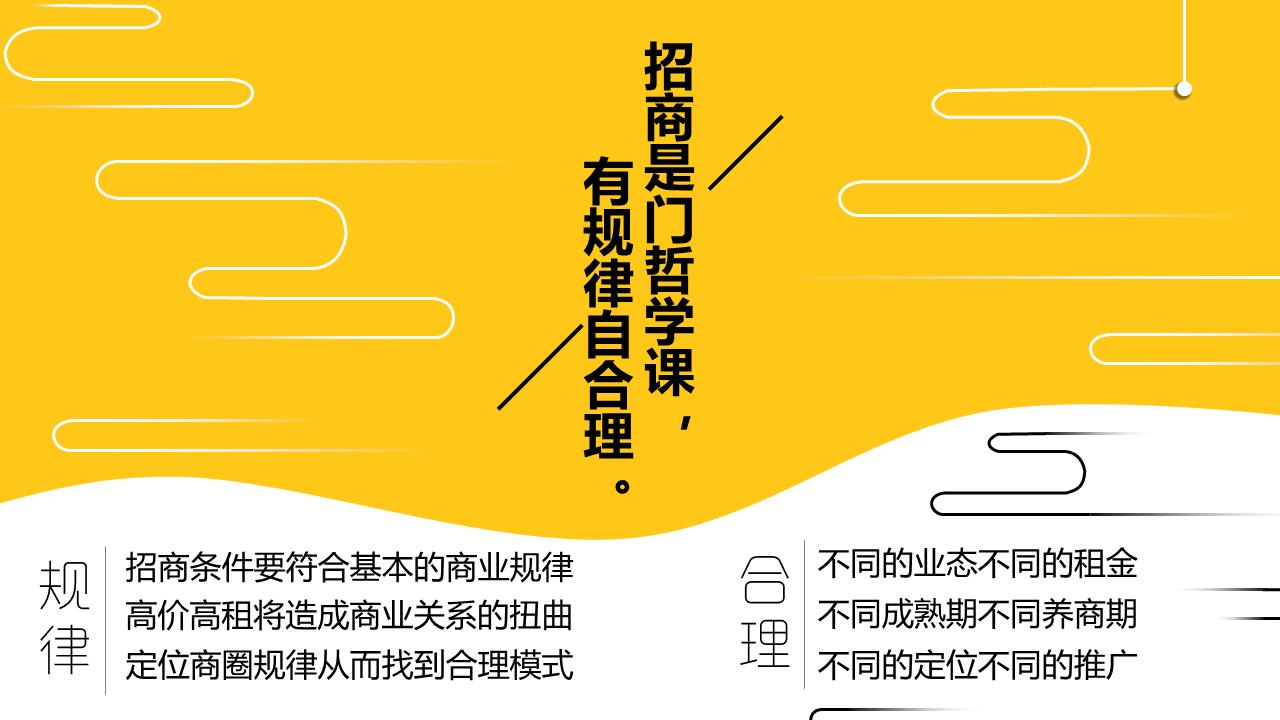 商业地产什么样的招商政策吸引人,一张图告诉你怎样做生意