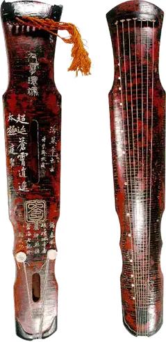 历代古琴的基础知识,中国古琴辨识图