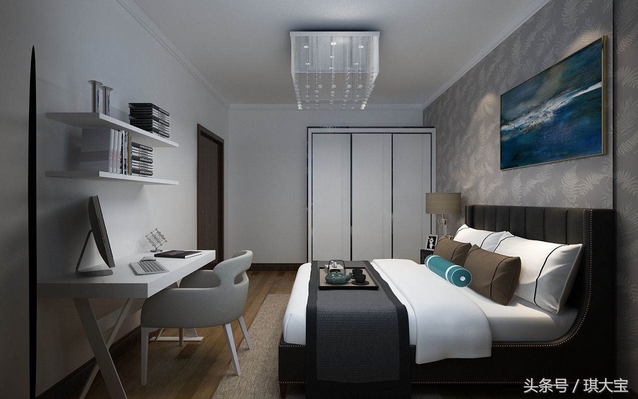 哈尔滨漫步巴黎顶层复式带露台,哈尔滨现代简约