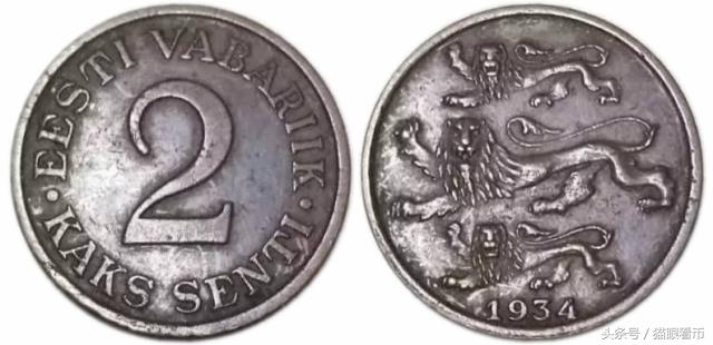 晒币｜带狮子图案的钱币