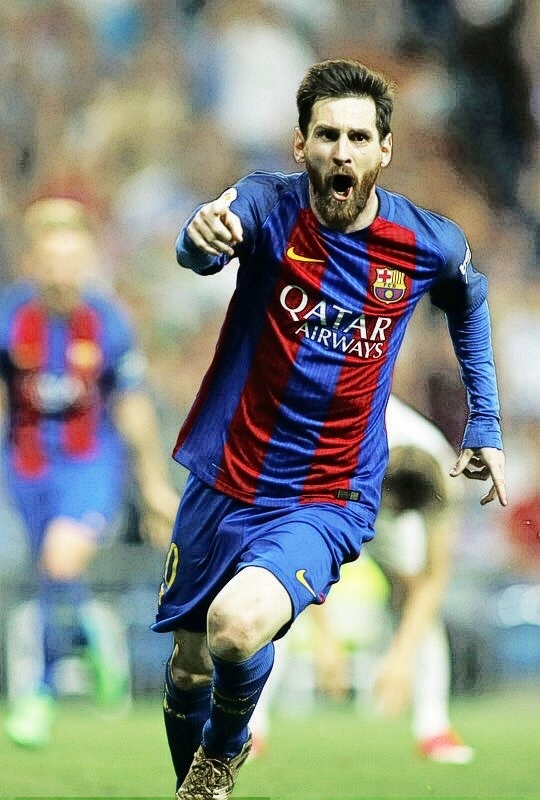 梅西对皇马举球衣高清壁纸,梅西绝杀皇马壁纸