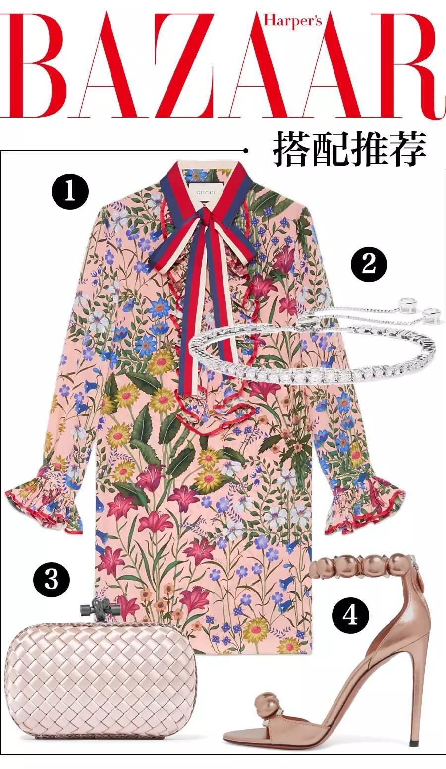 复古印花连衣裙怎么搭配好看,复古印花连衣裙适合优雅的女人穿