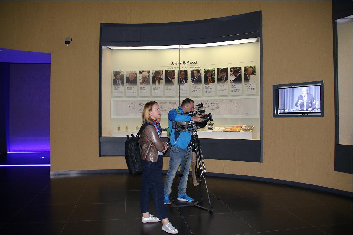 淄博临淄区国家足球博物馆,临淄电视台齐文化博物馆采访