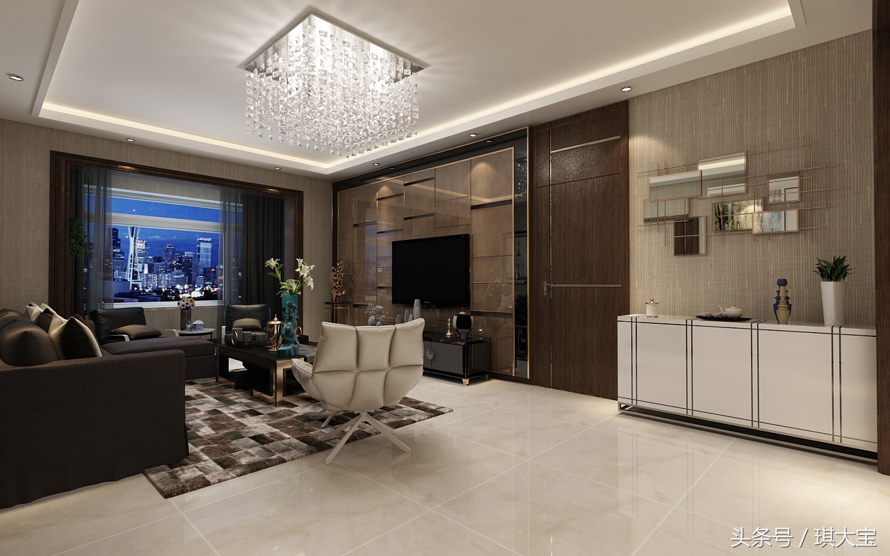 哈尔滨漫步巴黎顶层复式带露台,哈尔滨现代简约