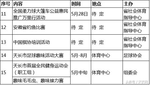 天长茉莉花文化旅游节,天长市茉莉花体育节