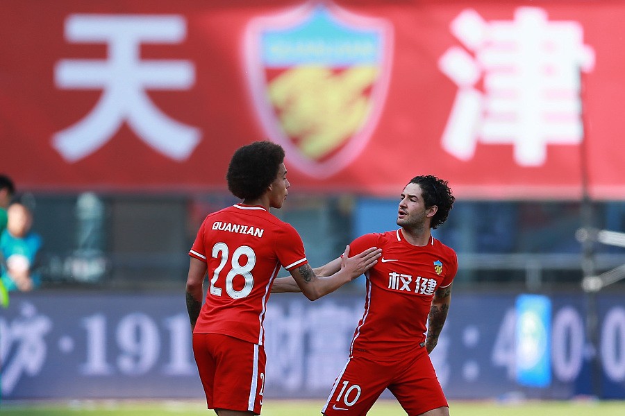 天津权健帕托对广州富力进球,中超权健最新消息帕托