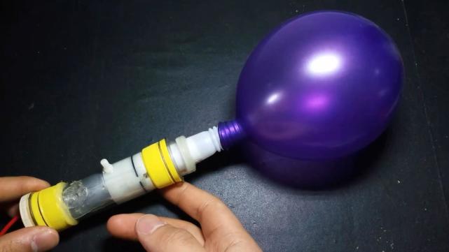 打气筒电动小巧,diy手工制作高压打气筒