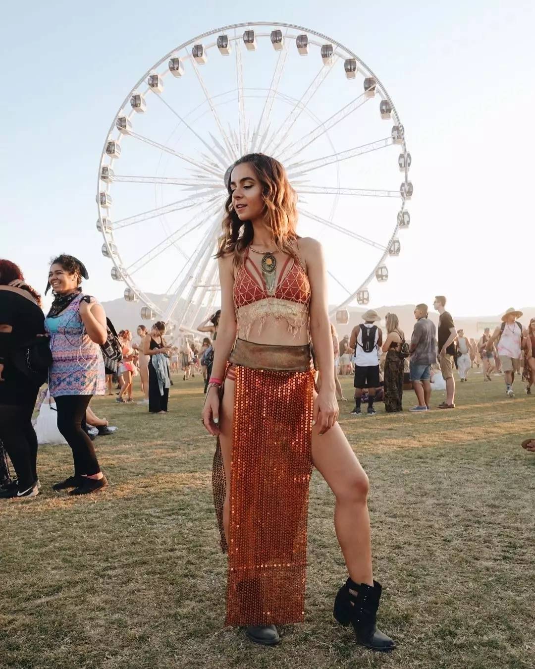 国际音乐节图片,音乐节穿搭元素