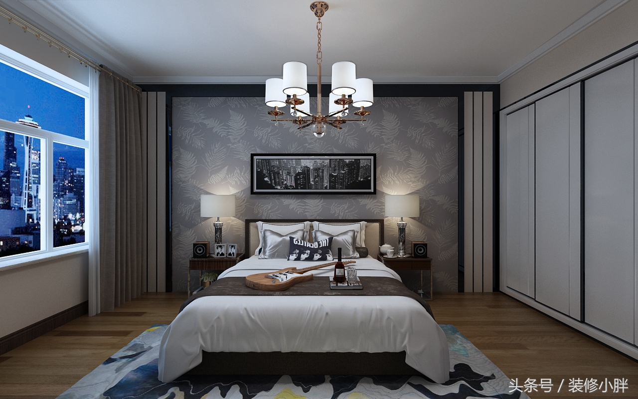 哈尔滨漫步巴黎136平轻奢港式三居 演绎时尚现代生活