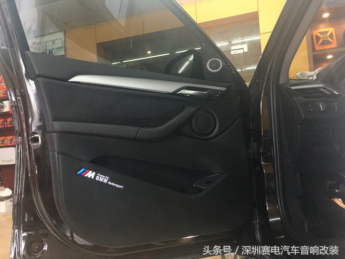 宝马x1改伊顿音响,宝马x1音响改装三分频