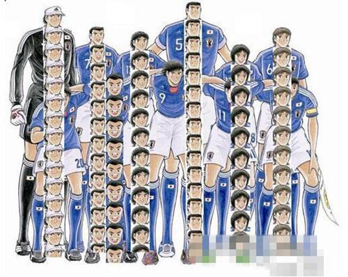 日本将足球小将展示出来,日本足球小将人物展