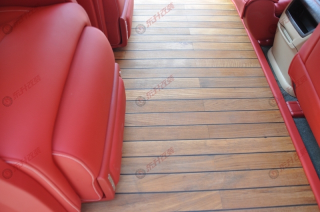 丰田塞纳柚木色耐磨地板,丰田塞纳航空座椅星空顶木地板
