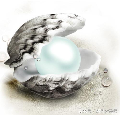 珍珠寓意美丽和纯洁,珍珠象征纯洁高贵