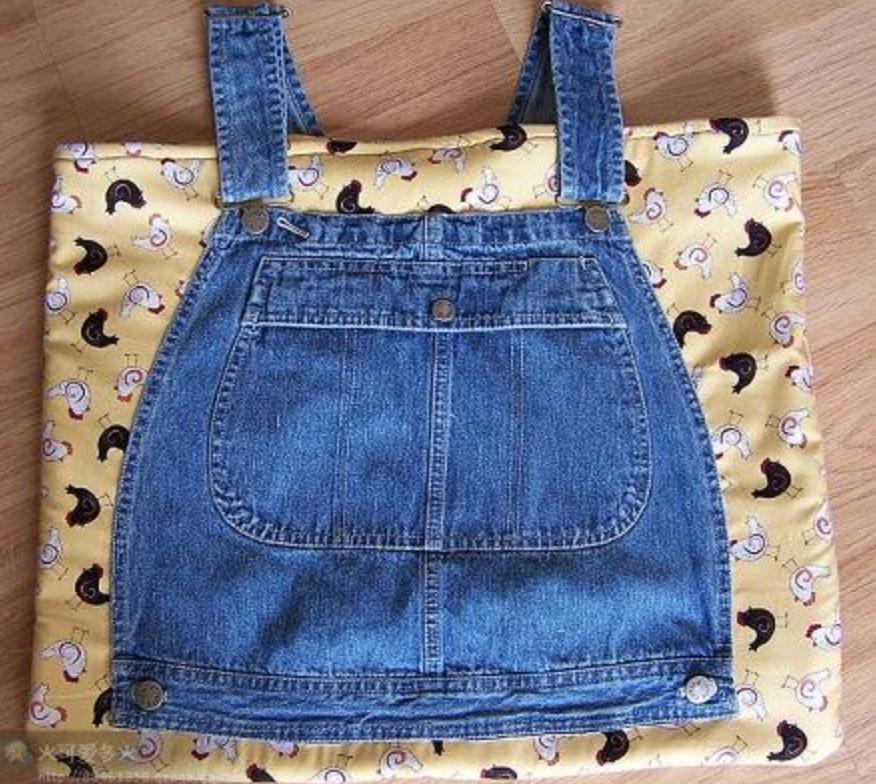 旧牛仔裤改造双肩包大全,旧牛仔裤改造手工制作大全