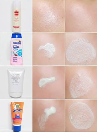 防晒对比图,一年四季都要用的防晒哪个好