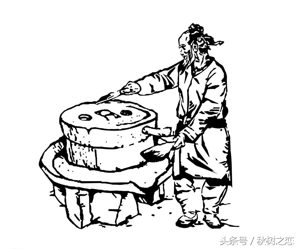 王屋山石磨盘图片,石磨盘景点