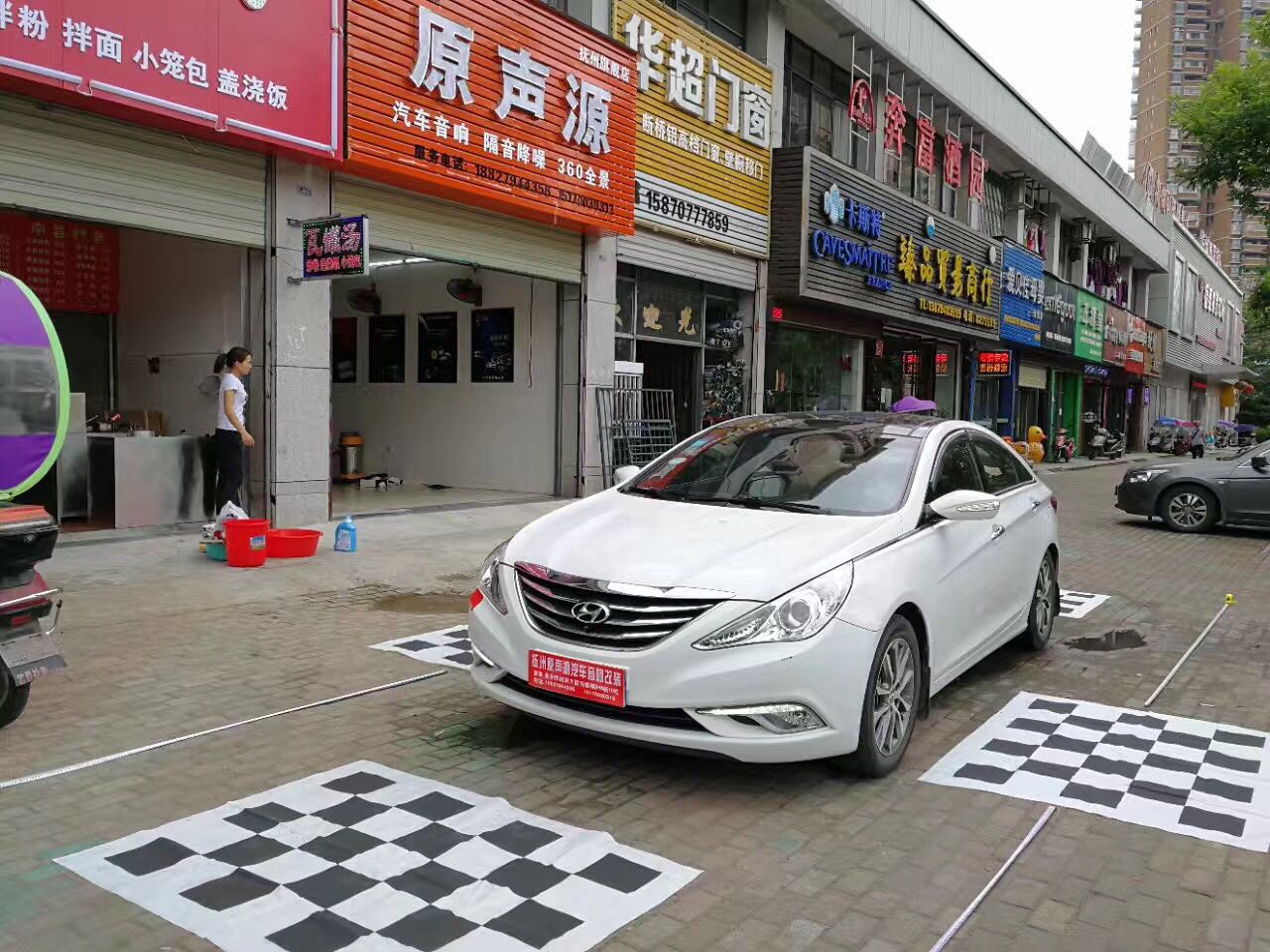 抚州原声源汽车音响索八升级伊莱奇安360全景路特仕DVD导航