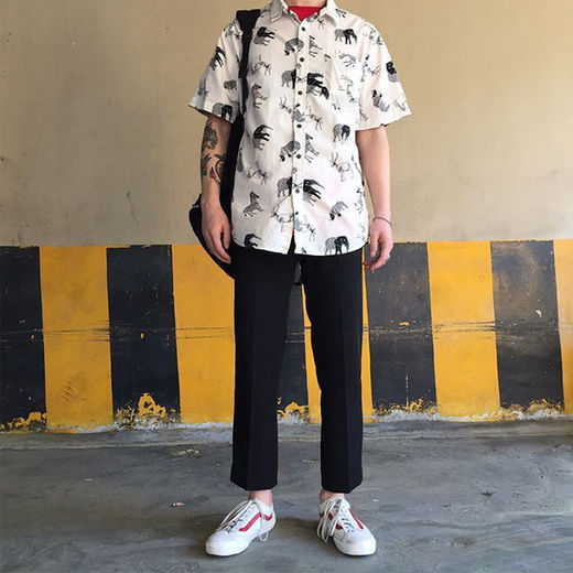 gd把这双vans活生生穿成新爆款,gd同款vans